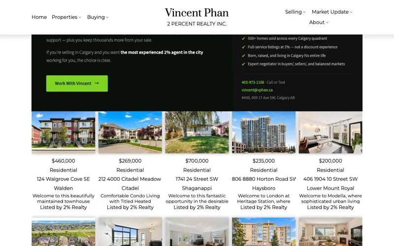 2% (Percent) Realty Calgary - Vincent Phan