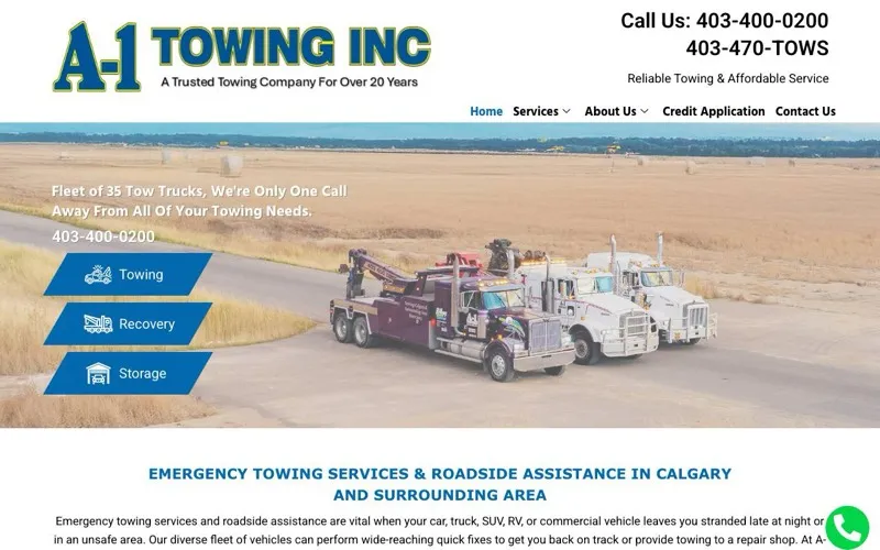 A-1 Towing Inc Calgary