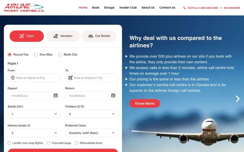 Airline Ticket Centre.ca