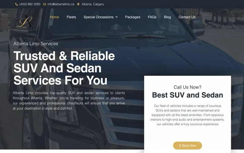 Alberta Limo Rental Calgary & Limousine Service