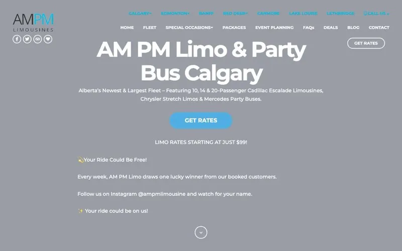 AM PM Limo & Party Bus Calgary
