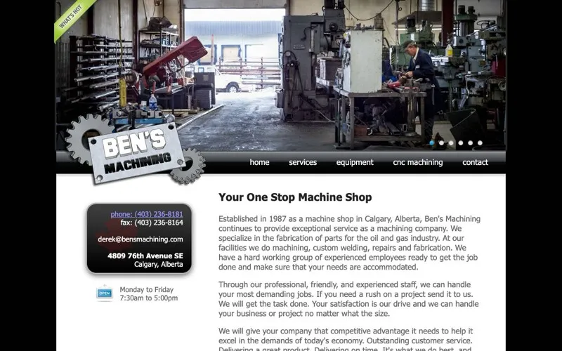 Ben's Machining Inc