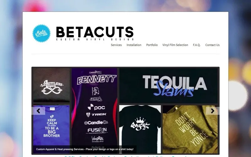 BetaCuts Custom Vinyl Design & Sign Shop