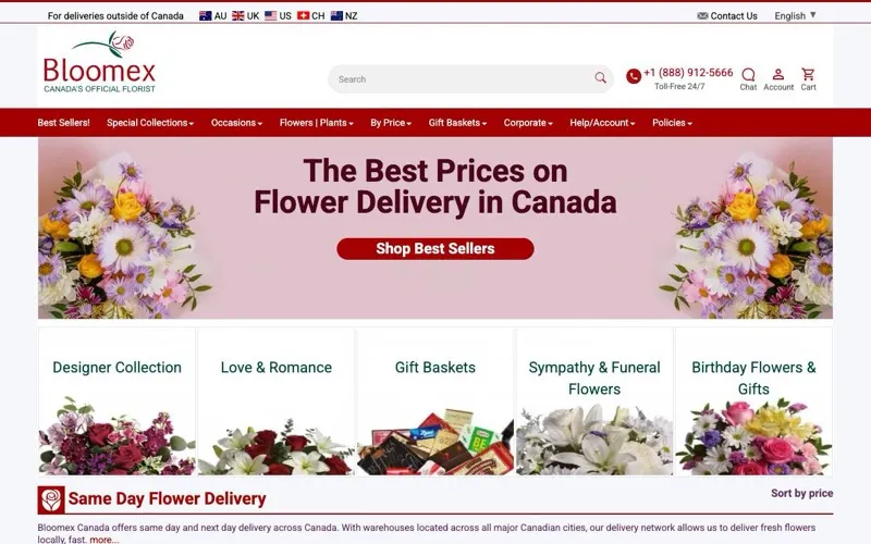 Bloomex Calgary Flowers & Gift Baskets