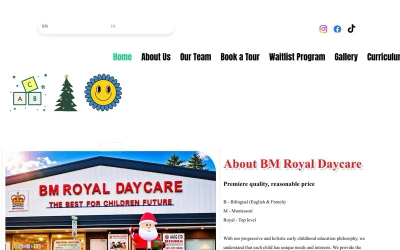 BM Royal Daycare ( Montessori +Bilingual ) to The Best Daycare