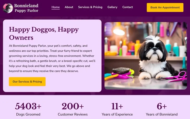 Bonnieland Puppy Parlor