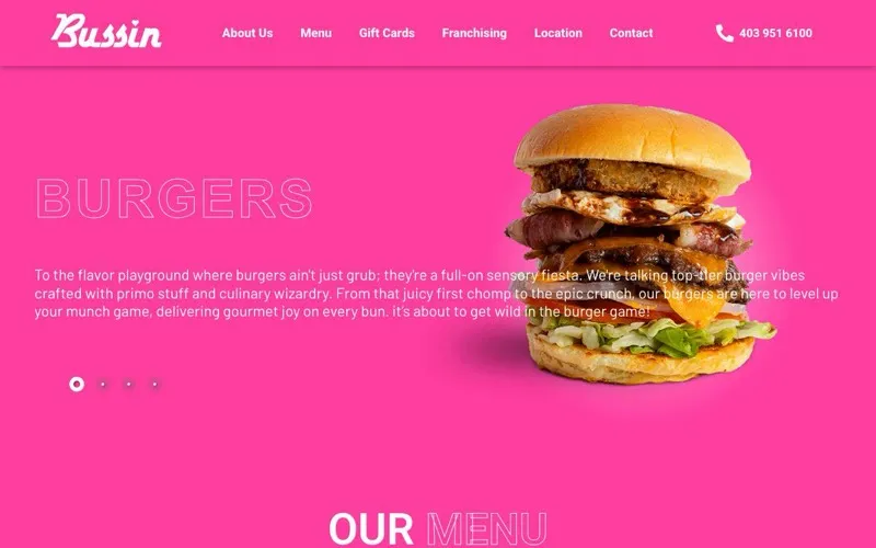 BUSSIN BURGER