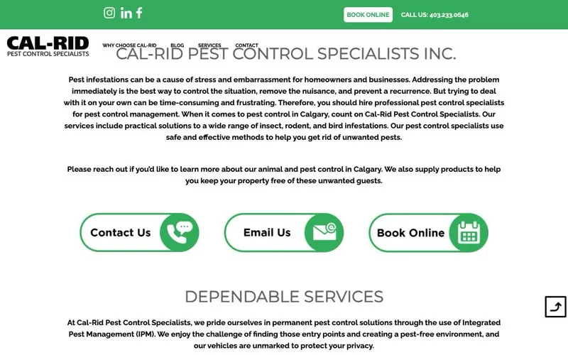 Cal-Rid Pest Control Specialists Inc