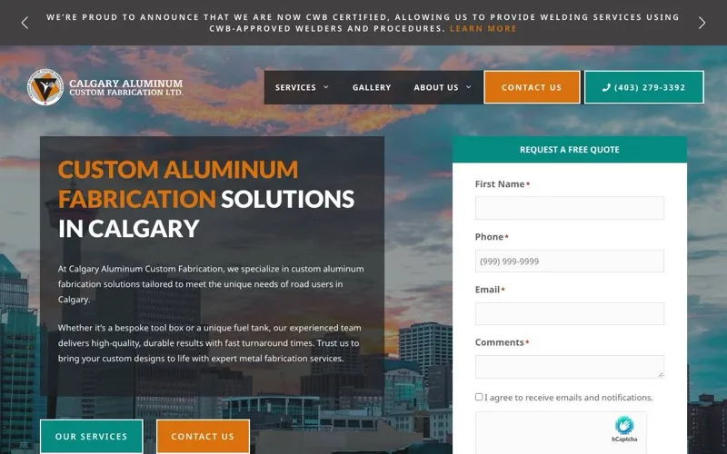 Calgary Aluminum Custom Fabrication Ltd