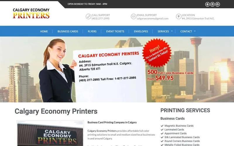 Calgary Economy Printers