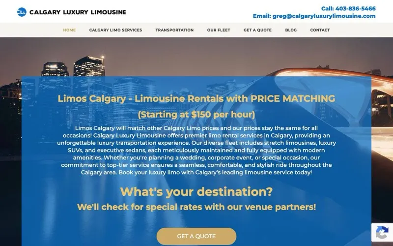 Calgary Luxury Limousine