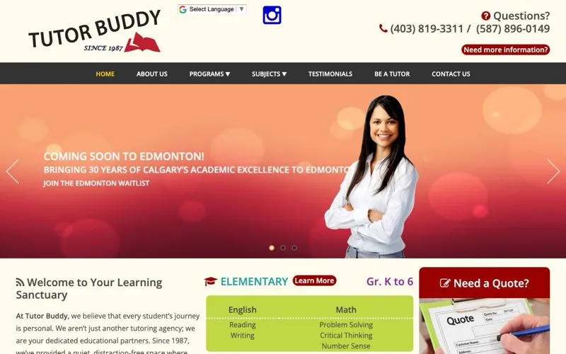 Calgary Tutor Buddy
