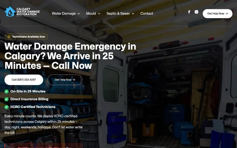 Calgary Water Damage Restoration