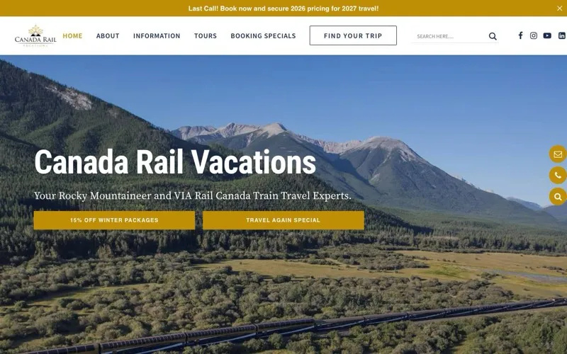 Canada Rail Vacations