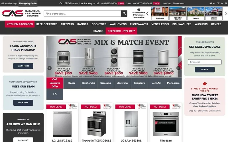 Canadian Appliance Source Calgary