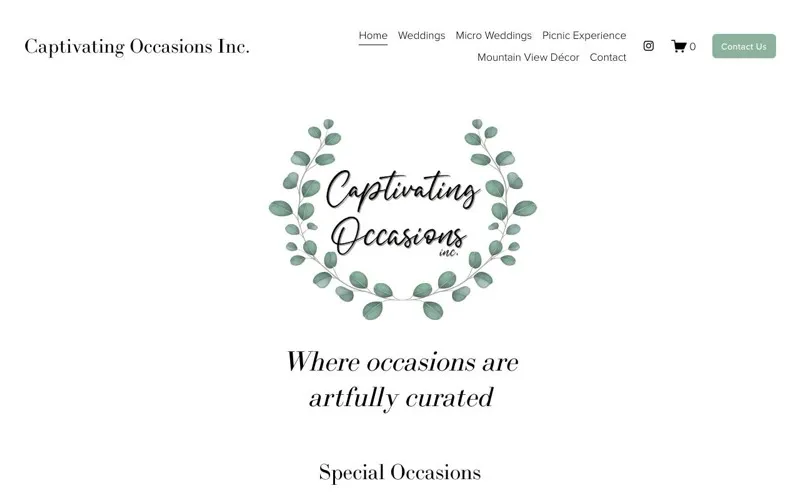 Captivating Occasions Inc.