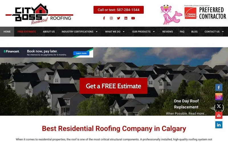 City Boss Residential Roofing