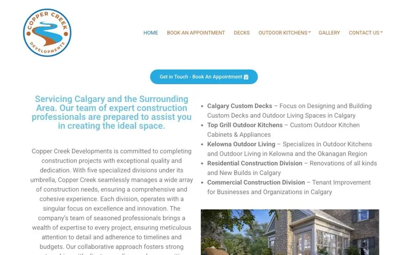 Copper Creek Developments & Calgary Custom Decks