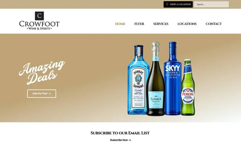 Crowfoot Wine & Spirits