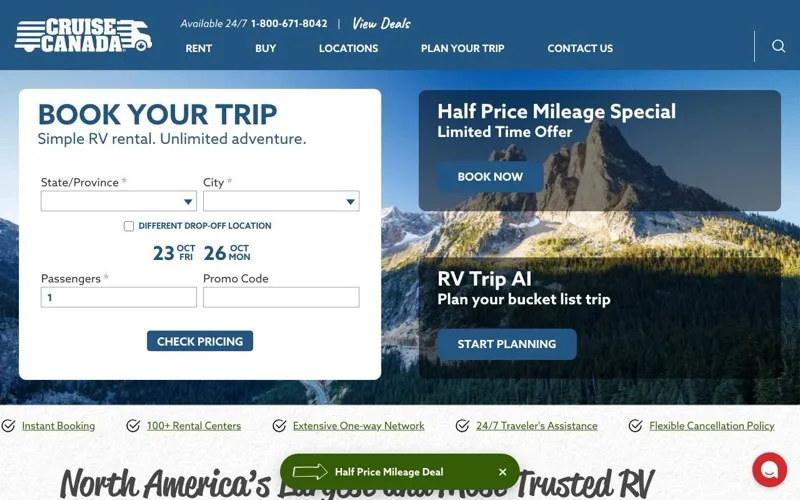 Cruise Canada RV Rental and Sales