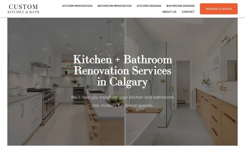 Custom Kitchen & Bathroom Renovations