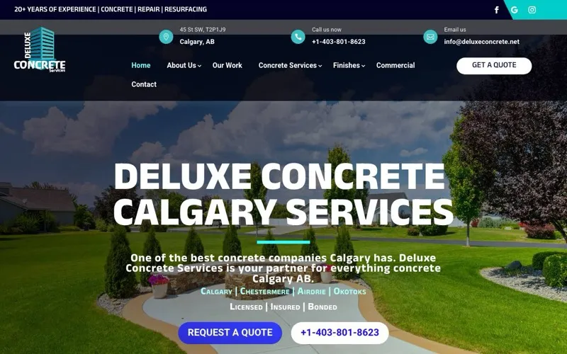 Deluxe Concrete Calgary