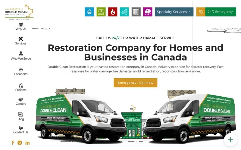Double Clean Restoration