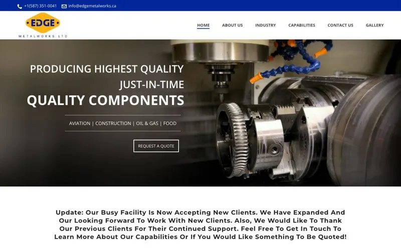 Edge Metalworks Ltd (CNC Machining Division)