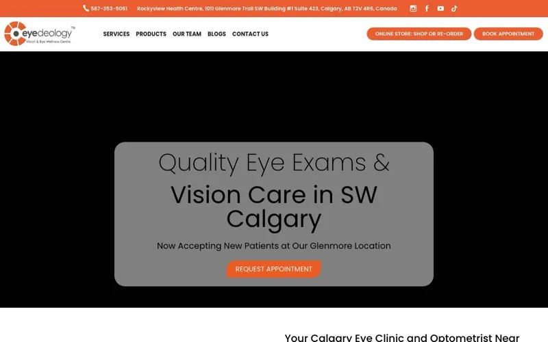 Eyedeology Optometrist SW Calgary