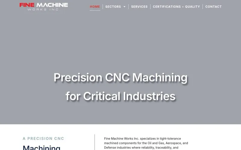 Fine Machine Works Inc.