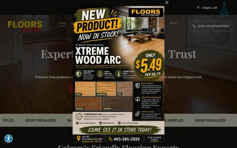 Floors on Crowfoot