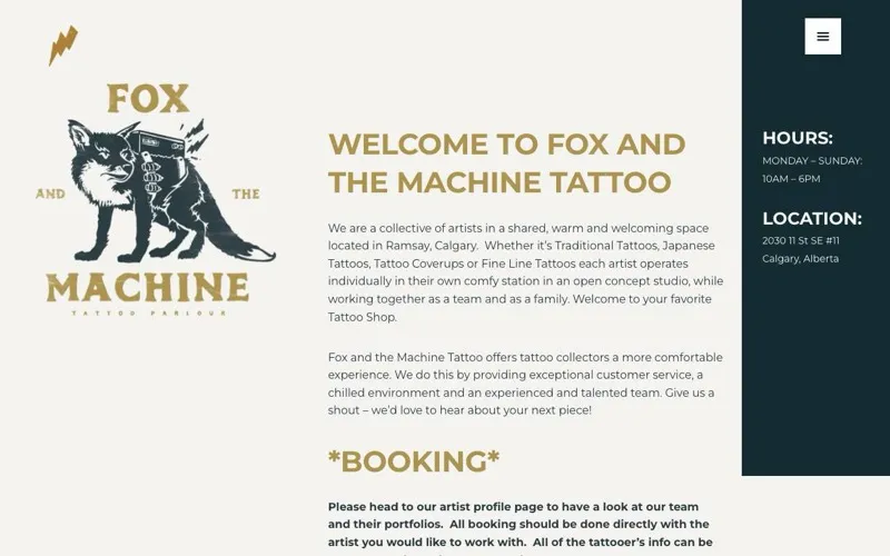 Fox and the Machine Tattoo