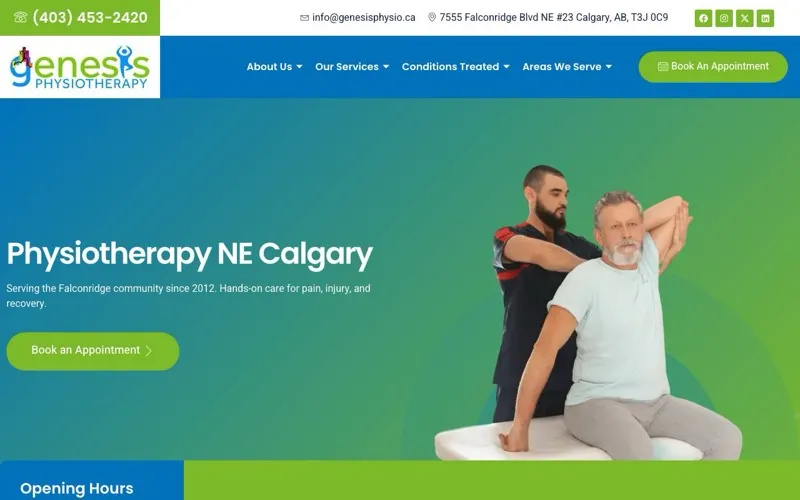 Genesis Physiotherapy, Chiro, Massage - NE Calgary