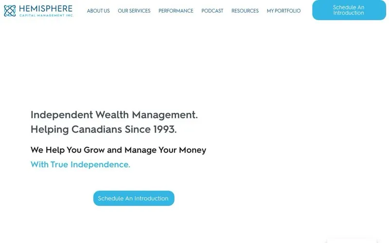 Hemisphere Capital Management Inc