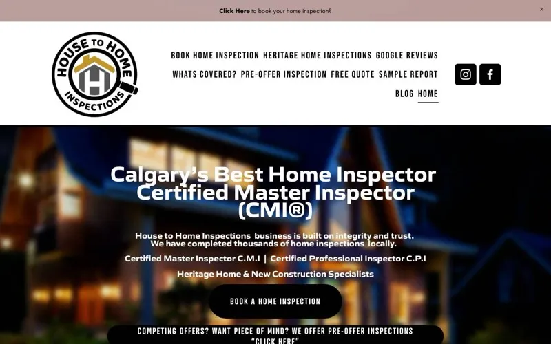 House to Home Inspections Calgary