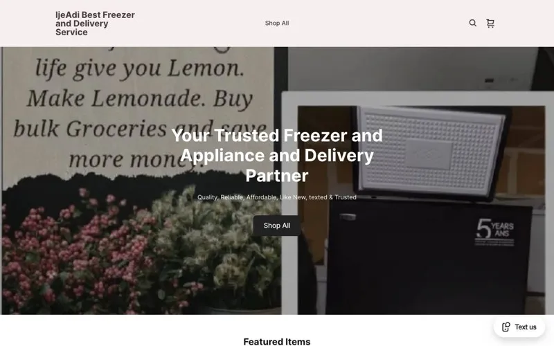 IjeAdi Best Freezers Appliance Store