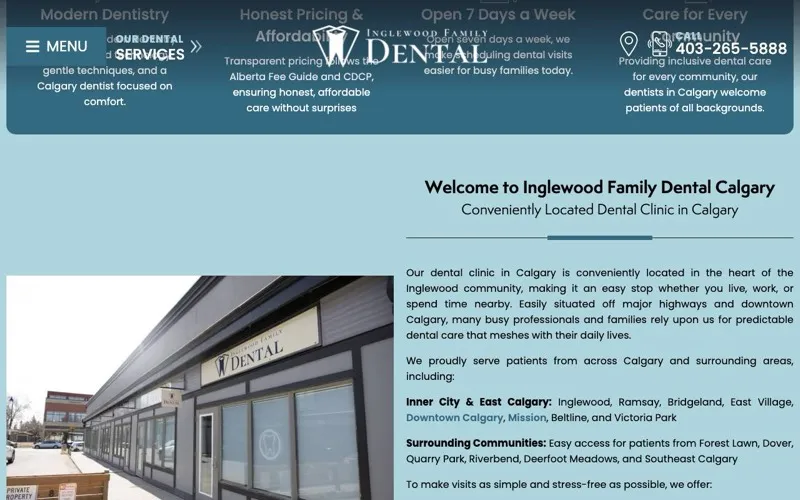 Inglewood Family Dental Calgary