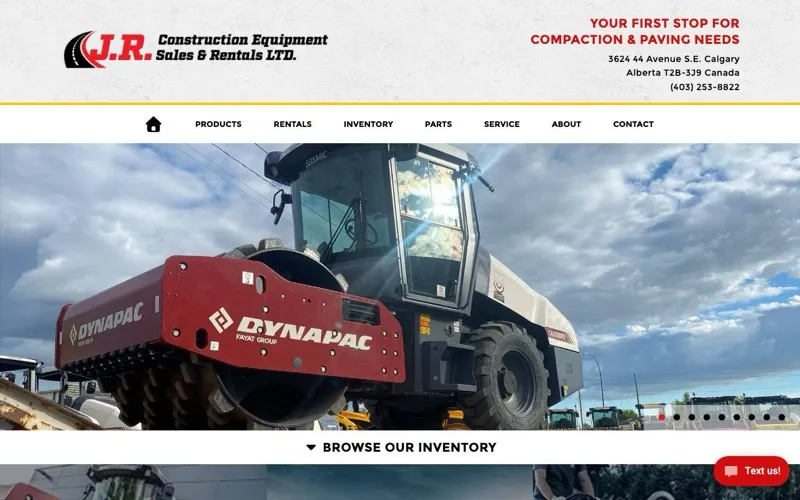 J R Construction Equipment Sales & Rentals Ltd