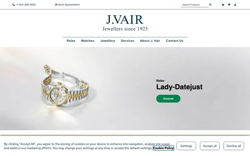 J. Vair Anderson Jewellers‬