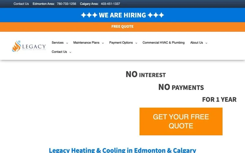 Legacy Heating and Cooling