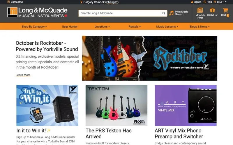 Long & McQuade Musical Instruments