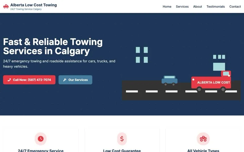 Low Cost Towing Calgary
