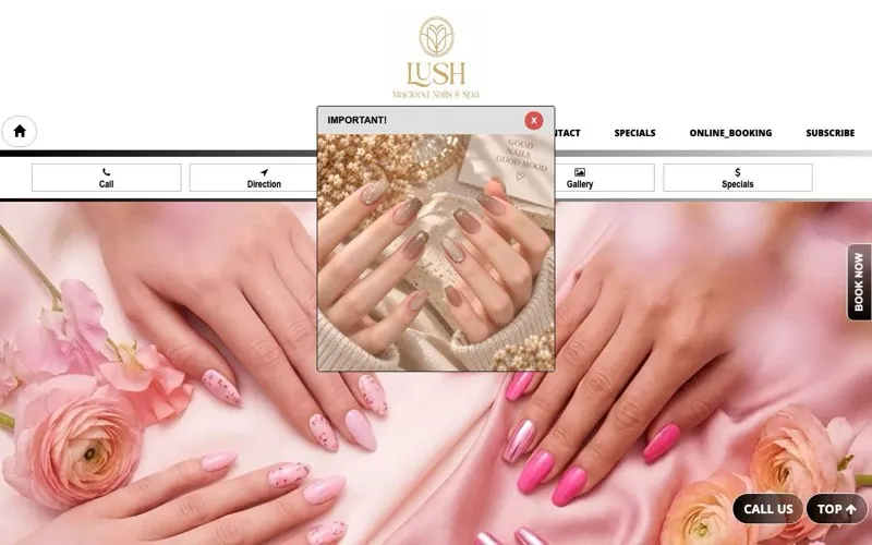LUSH MACLEOD NAILS & SPA (Liquor license)