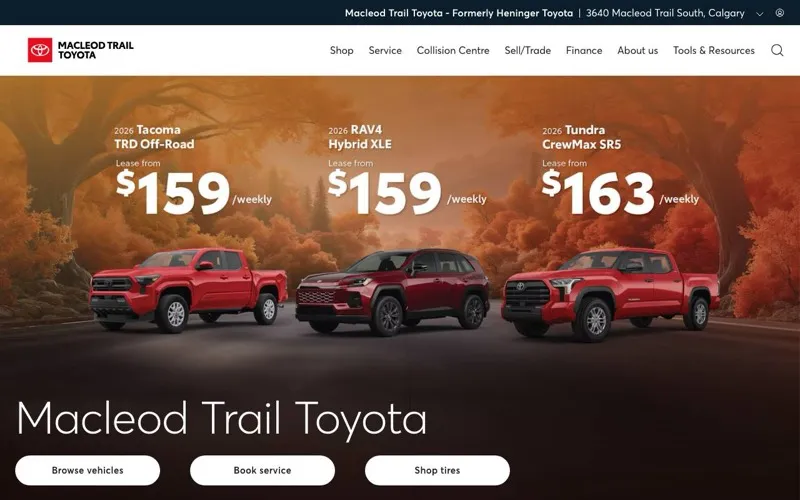 Macleod Trail Toyota, Formerly Heninger Toyota
