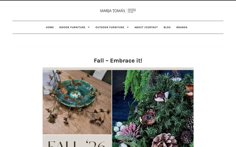 Maria Tomás Indoor & Outdoor Living