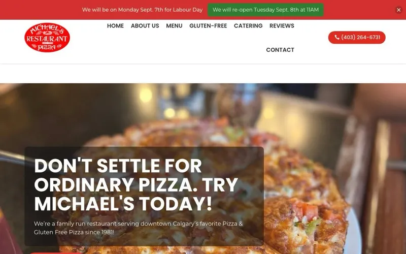 Michael's Pizza Restaurant & Delivery