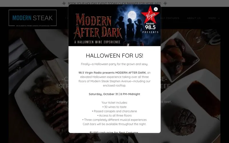 MODERN STEAK on Stephen Avenue