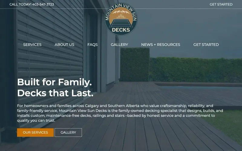 Mountain View Sun Decks