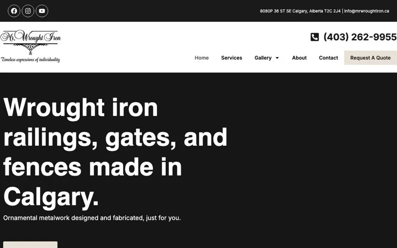 Mr Wrought Iron Ornamental Metalwork Inc.