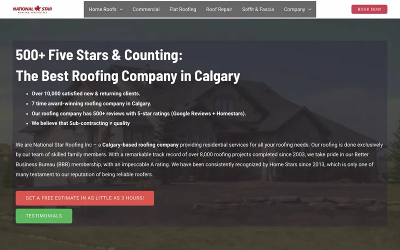 National Star Roofing Inc